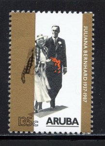 Aruba 24 MNH, Prince's 50th. Wedding Anniv. Issue from 1987.