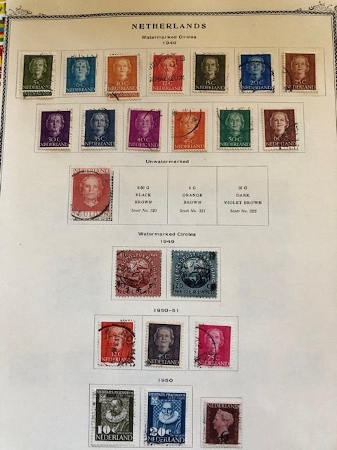 Netherlands 1930 to 1960 - 10 Scans