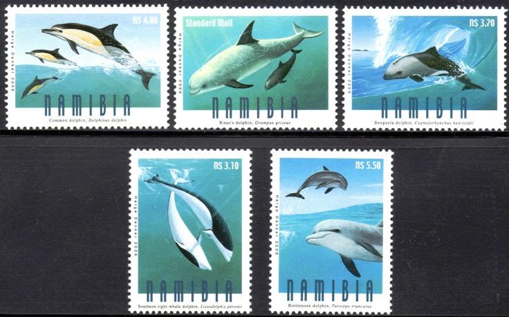 Namibia - 2006 Dolphins Set MNH** SG 1027-1031