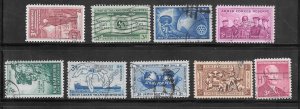 #1064-72 Page Year 1955 Used Set Collection / Lot Page #807