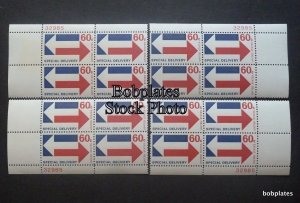 BOBPLATES #E23 Special Delivery Complete Matched Set of Plate Blocks MNH