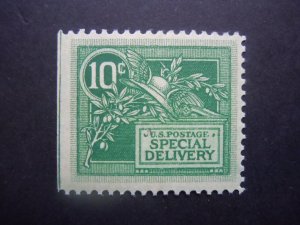 1908 #E7 10c Helmet of Mercury Special Delivery  MNH SE OG F/VF CV $140 #4