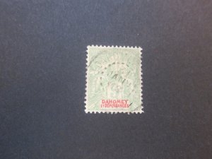 French Dahomey 1904 Sc 4 FU