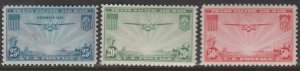 U.S. Scott #C20-C21-C22 Airmail Stamp - Mint NH Set