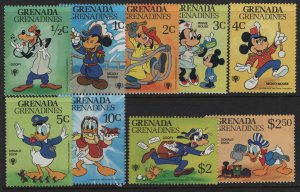 GRENADA   350-358   MNH,    DISNEY SET