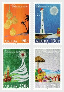 Aruba 2017 MNH Stamps Christmas Lighthouse Beach