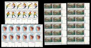 UNITED STATES (75) Large Plate Blocks ALL Mint Never Hinged Face Value=$79+