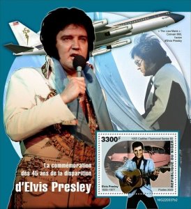 2022/08- NIGER - ELVIS PRESLEY  II          1V    MNH **