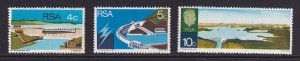 South Africa #368-370 MNH 1972  Verwoerd dam