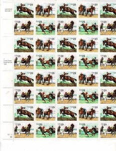 Racehorses 29c Postage Sheet #2756-59 MNH