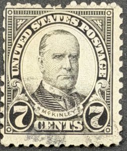 USA, 1927, SC#639,McKinley, Used, VG
