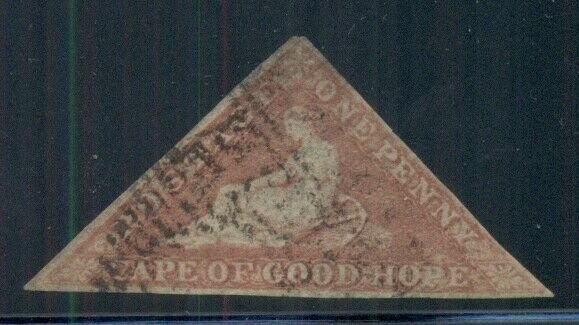 CAPE OF GOOD HOPE #3 USED, VF, NICE STAMP MISSING IN MOST COLLECTIONS SCOTT $225