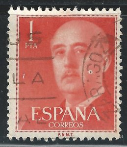 Spain #825 1p Gen Francisco Franco