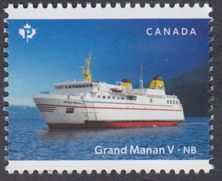 Canada  - *NEW* Canadian Ferries Grand Manan V - 2023 (From Souvenir Sheet)- MNH