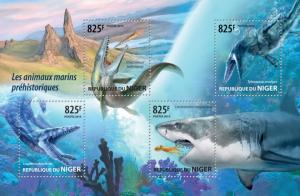 NIGER 2015 SHEET PREHISTORIC WATER ANIMALS nig15218a