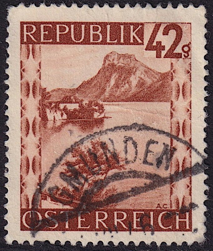 Austria - 1946 - Scott #471 - used - GMUNDEN pmk