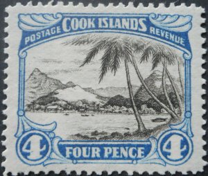 Cook Islands 1932 Four Pence p14 SG 103a mint