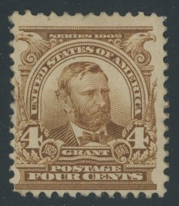USA 303 - 4 cent Grant - Fine Mint OG hinged
