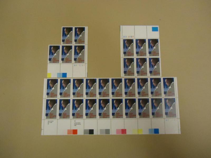 USPS Scott 2211 22c Duke Ellington Stamps Lot of 3 Plate ...