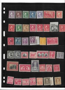 US EARLY 1900'S COLLECTION ALL MINT