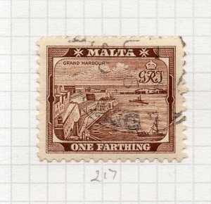 Malta 1938 Issue Fine Used 1F. NW-208424