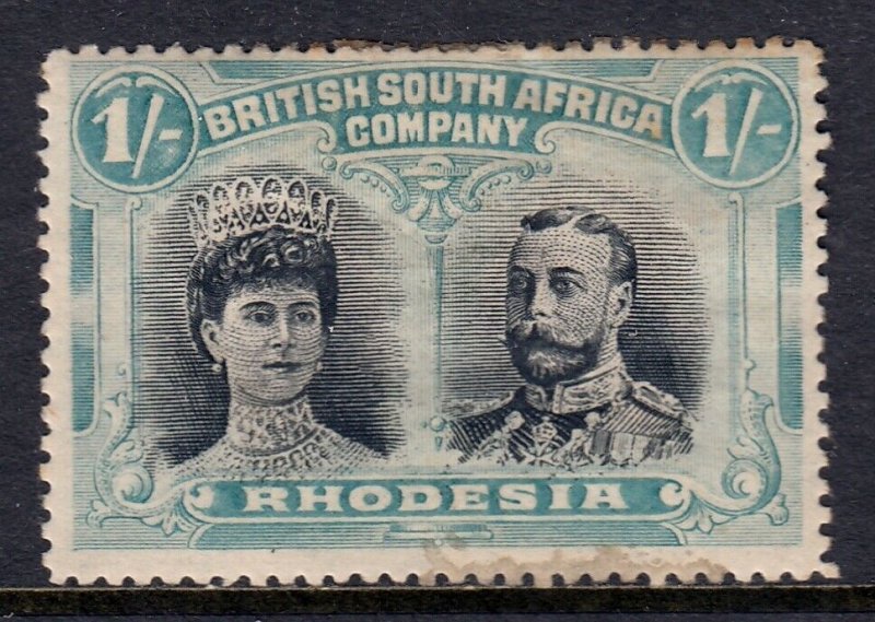 Rhodesia - Scott #111c - P15 - MH - Spacefiller, see description - SCV $1,325