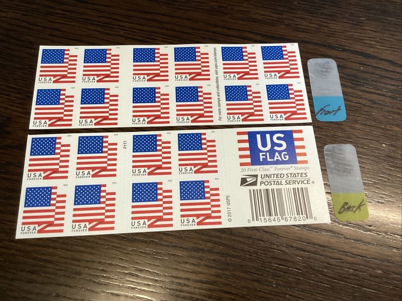 Forever Stamps US Flag Booklet of 20 Stamps (MNH)