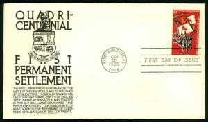 #1271 Florida Settlement St. Augustine - Anderson Cachet