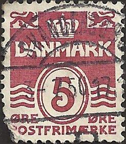 DENMARK -  #224 - Used - SCV-0.25