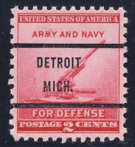 Detroit MI, 900-71 Bureau Precancel, 2¢ National Defense