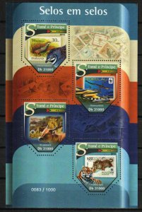 Saint Thomas & Prince Stamp 2998  - Stamps with WWF emblem