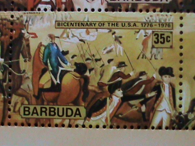 ​BARBUDA 1976- BICENTENARY OF AMERICAN REVOLUTIONARY MNH S/S #1 VERY FINE