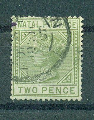 Natal sc# 74 (6) used cat value $1.75