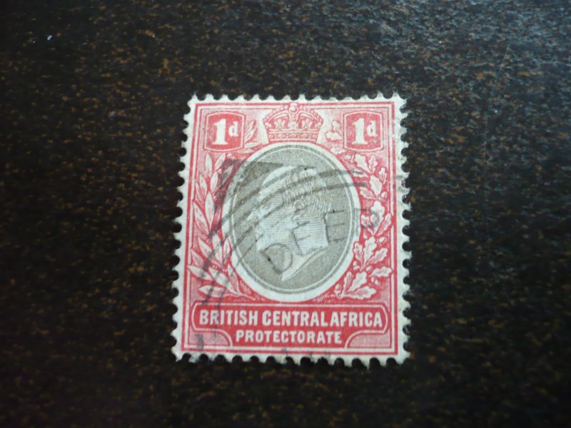 Stamps - British Central Africa - Scott# 60- Used Part Set of 1 Stamp