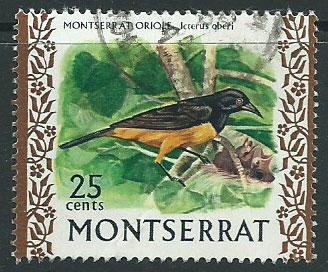 Montserrat SG 250a  two creases Used