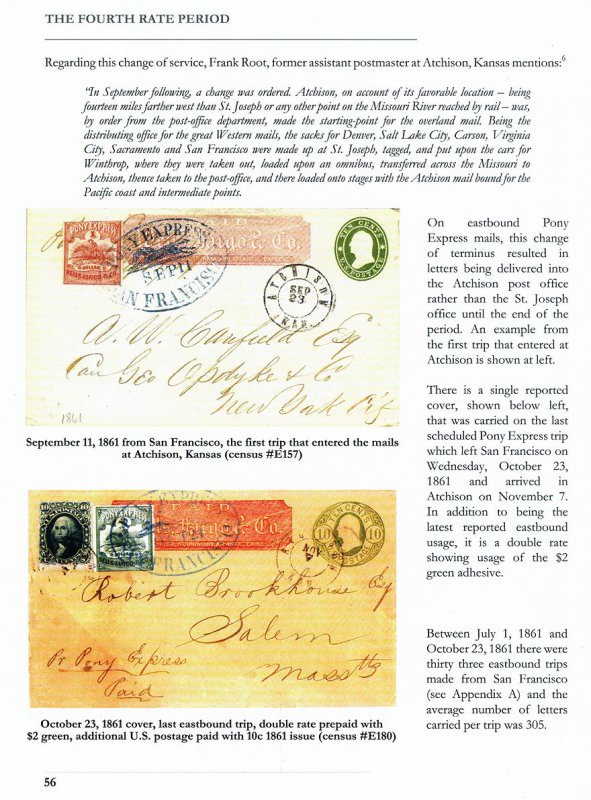 The Pony Express: A Postal History by Richard C. Frajola et al.