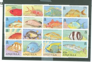 Anguilla #792-807  Single (Complete Set)