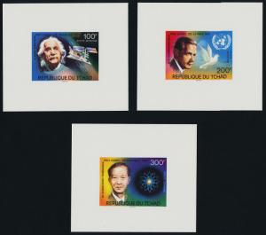 Chad 316-7, C196-8 Deluxe Sheets MNH Nobel Prize Winners, Medicine