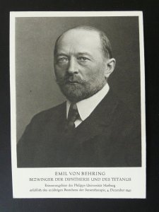 medicine Nobel prize Emil von Behring maximum card Germany Reich 1940