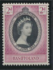 Basutoland SG 42 Mint Unhinged  Hinged  - Coronation 