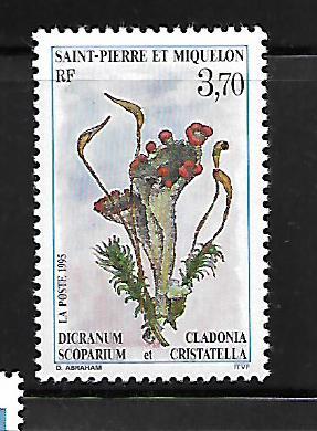 ST. PIERRE & MIQUELON 612 MNH FLOWER