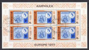 Gibraltar 1977 AMPHILEX block