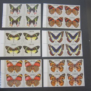 Liberia 1974 Sc 683-688 Butterfly BLK(4) set MNH(CTO)