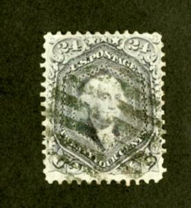 US Stamps # 78a 24c Washington XF USED Neat Cancel Gem Scott Value $425.00