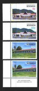 Micronesia. 2005. 1665-68. Government buildings. MNH. 