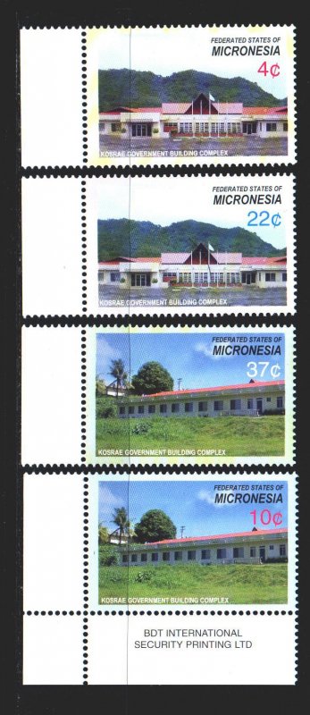 Micronesia. 2005. 1665-68. Government buildings. MNH.