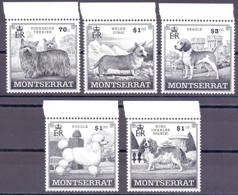 Montserrat. 1999. 1100-4 bl83. Dog fauna. MNH.