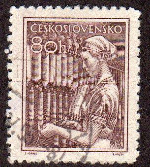 Czechoslovakia 651 - CTO / Used - Textile Worker