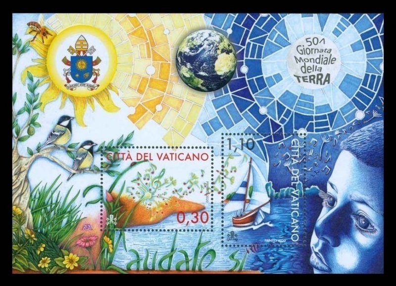 2020 - VATICAN - Sc#1739 - Earth Day - Sheet - MNH**