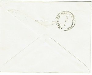 Sudan 1937 Port Sudan Quay cancel on airmail cover to England